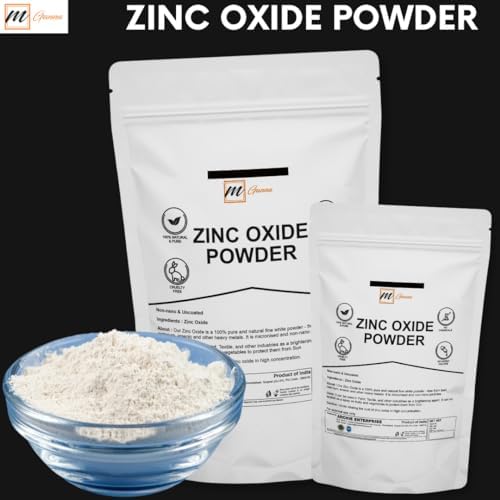 mGanna Polvo de Óxido de Zinc 100% Natural | Partículas No Nano Sin Recubrimiento 0.5 LBS / 227 G - imagen 3
