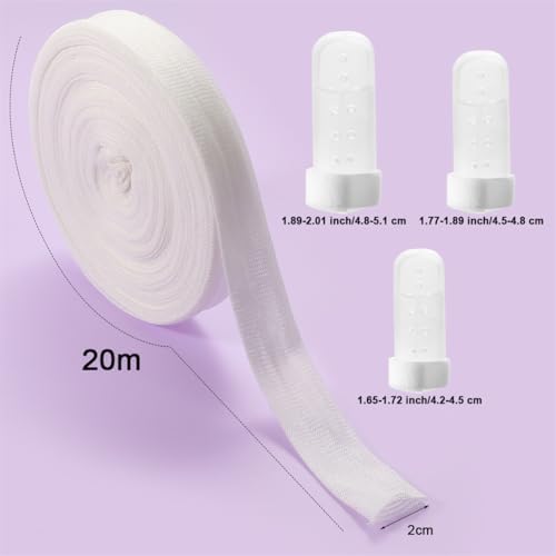 Venda Tubular de Gasa para Dedos de 21.9 Yardas - Vendaje Transpirable para Heridas con 3 Splints para Dedos y Dedo del Pie - imagen 2