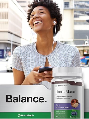 Suplemento de Melena de León Horbaach | 60 Gominolas | Complejo de Hongos 10 en 1 | Con Cola de Pavo, Reishi, Cordyceps, Chaga, Maitake y Shiitake | - imagen 6