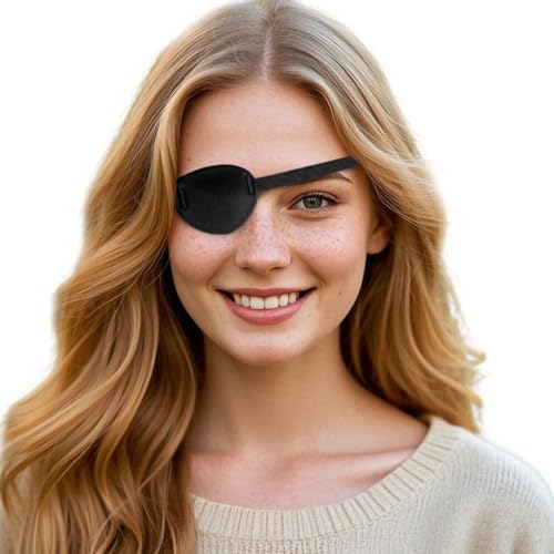 Parche Ocular KOMIDK para Ojo Derecho - Parches para Ambliopía y Ojo Perezoso para Adultos y Niños - imagen 1