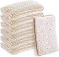 Esponjas de Lufa WANGDA.G para Cocina, 6 Piezas de Esponjas Naturales Orgánicas, Ecológicas y Biodegradables, Sin Rayones para Limpiar - imagen 1