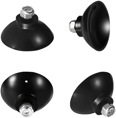 Tazas de Reemplazo Zookpr para Accesorios Arcmate EZ Reacher, Herramienta de Agarre Resistente al Exterior, UV Resistente, Negras, 2 Pares (4 Tazas) - imagen 1
