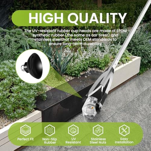 Tazas de Reemplazo Zookpr para Accesorios Arcmate EZ Reacher, Herramienta de Agarre Resistente al Exterior, UV Resistente, Negras, 2 Pares (4 Tazas) - imagen 5