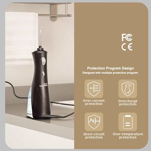 Cargador de Repuesto para Waterpik Compatible con WP360, WP360W, WP462, WP462W, WP450, WP450W - Adaptador de Dos Patas - imagen 4