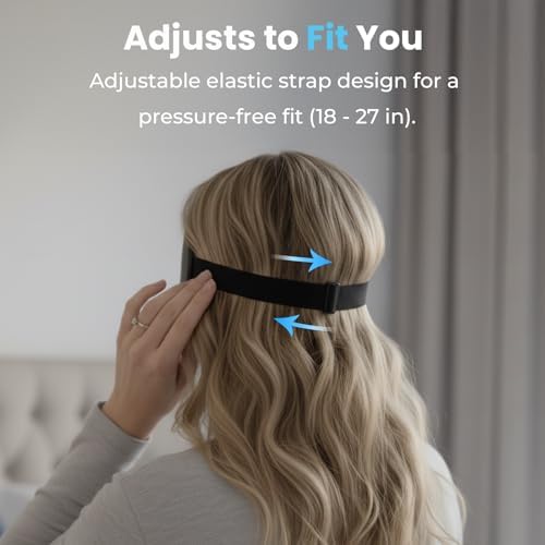 Mascarilla de Sueño 3D Cesperi para Mujeres y Hombres, 100% Opaca, Sin Presión, Con Correa Ajustable para Dormir de Lado, Viajes en Avión, Gris - imagen 6