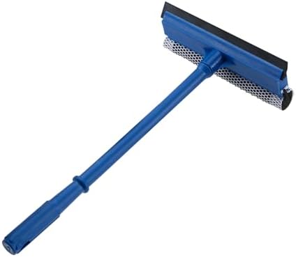 Limpiaparabrisas de 15.9 para Auto, Limpiador de Ventanas 2 en 1 con Mango de Acero Inoxidable Largo, Esponja para Gasolineras, Vidrio, Ducha (Palo - imagen 1