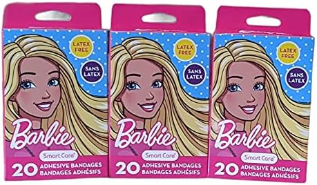 Tiras Adhesivas Estériles para Niños de Barbie - Paquete de Tres, Multicolor - imagen 1