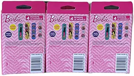 Tiras Adhesivas Estériles para Niños de Barbie - Paquete de Tres, Multicolor - imagen 2