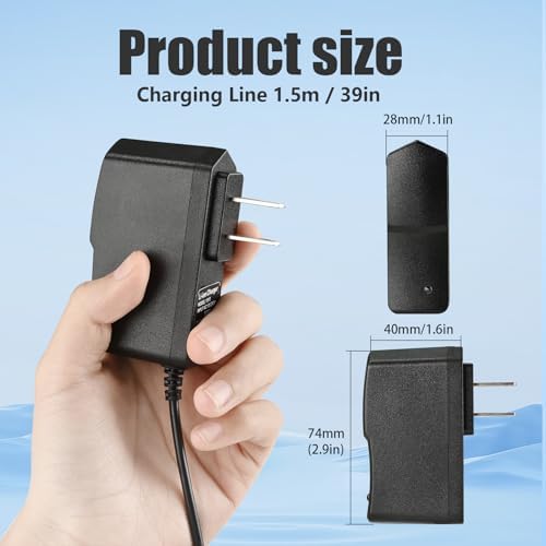 Cargador de Masaje 24V~25.2V Compatible con Hypervolt, Taotronics, Opove, Toloco, Legiral, Bobbito - Cable de 1.5m/5FT (NO compatible con 18V) - imagen 4