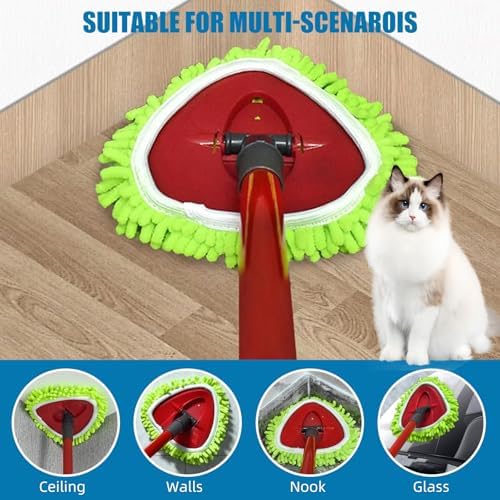 Repuestos para Mopas Compatibles con Ocedar RinseClean 2 Tanques, Paquete de 3, Microfibra Chenille para Limpieza en Seco y Húmedo, Lavables a Máquina - imagen 4