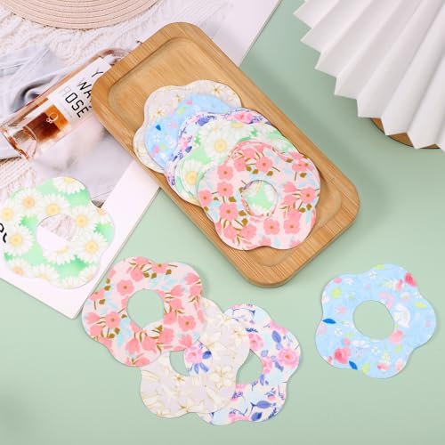 25 Piezas de Parches Adhesivos para Dexcom G7, Parche Impermeable CGM con Agujero, Cubiertas Transpirables para Sensor, Cinta Médica Floral para - imagen 3