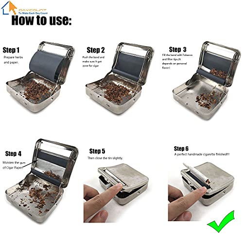 Máquina enrolladora automática de cigarrillos Daycount de metal 70mm (patrón aleatorio) - imagen 3