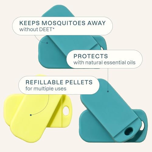 Recarga de Repelente de Mosquitos Cliganic (6 Pellets) para Pulseras Cliganic - Natural, Sin DEET, Infusionado con Aceites Esenciales - imagen 3