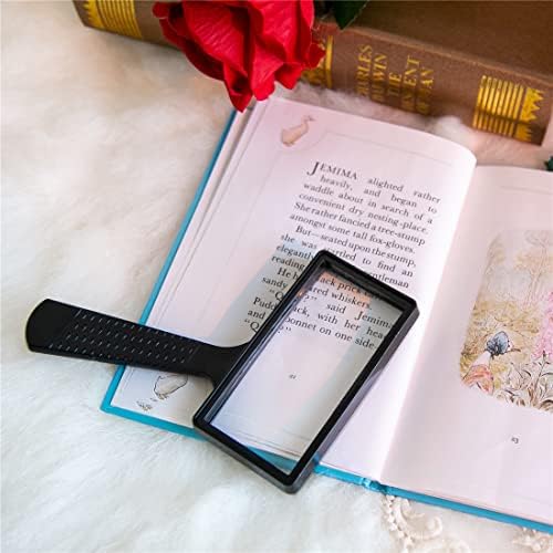 Lupa de Mano Rectangular Grande, 5X de Aumento, 4x2 Pulgadas, Lente de Vidrio Resistente a Rayones, Ideal para Lectura, Hobbies y Observación - imagen 6
