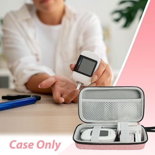 Estuche de Viaje ICIMBI para Suministros Diabéticos, Organizador para Kit de Prueba de Glucosa en Sangre, Monitor, Tiras, Lancetas y Más - imagen 4