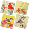 Paquete de 40 servilletas de papel decorativas de 6.5 pulgadas con diseño de carbonero, ideales para el Día de las Madres y todas las estaciones. - imagen 1
