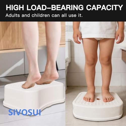 Escalera Antideslizante para Niños SIVOSUI – Escalón Seguro y Resistente para Baño, Entrenamiento de Baño, Cocina y Recámara, con Suave Antideslizante - imagen 3
