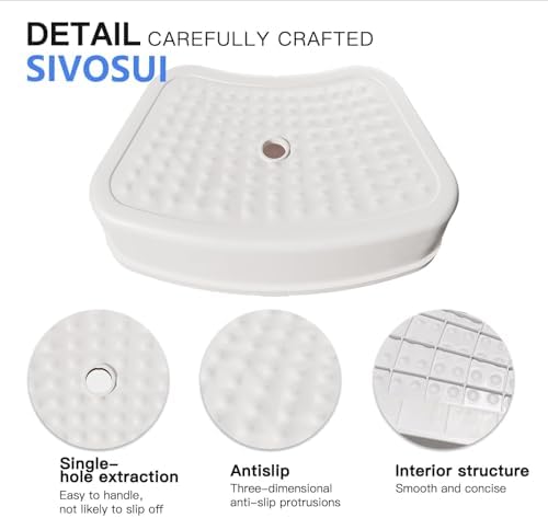 Escalera Antideslizante para Niños SIVOSUI – Escalón Seguro y Resistente para Baño, Entrenamiento de Baño, Cocina y Recámara, con Suave Antideslizante - imagen 8