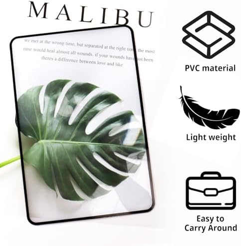 Lente de aumento plana 3X de 4 piezas, ligera y óptica, ideal para leer libros, mapas, Biblia y más, perfecta para personas mayores y con problemas - imagen 3