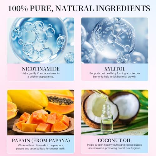 Pasta de Dientes Blanqueadora con Niacinamida 100g, Frescura, Cuidado de Encías y Remoción de Manchas para Café, Té y Fumadores - imagen 3