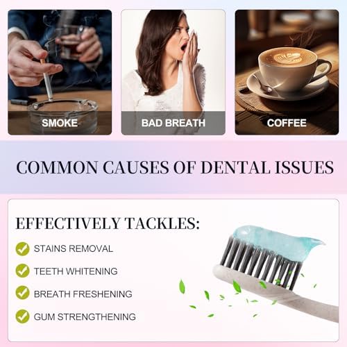 Pasta de Dientes Blanqueadora con Niacinamida 100g, Frescura, Cuidado de Encías y Remoción de Manchas para Café, Té y Fumadores - imagen 8