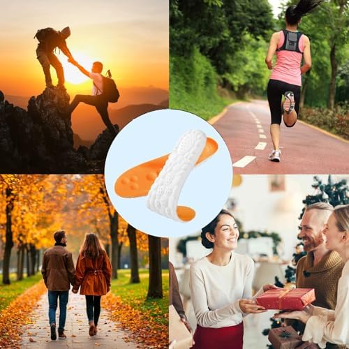 Plantillas Steppers 2026 para Hombre y Mujer, Espuma de Memoria 4D, Súper Suaves, Antifatiga, Soporte Arco para Alivio del Dolor, Plantillas para - imagen 8