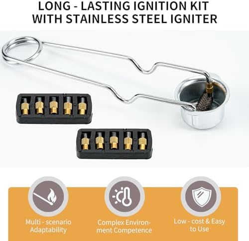 Encendedor de Chispa CZMOONSEE con 10 Piezas de Flint para Soldadura, Corte, Brazing y Procesamiento de Metales - imagen 6