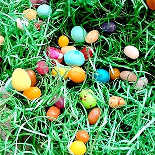 Pasto de Pascua BrandName: 1/2 Libra de Relleno de Papel Verde Desmenuzado para Cestas de Pascua y Cajas de Regalo, 16 Onzas (Paquete de 1) - imagen 2