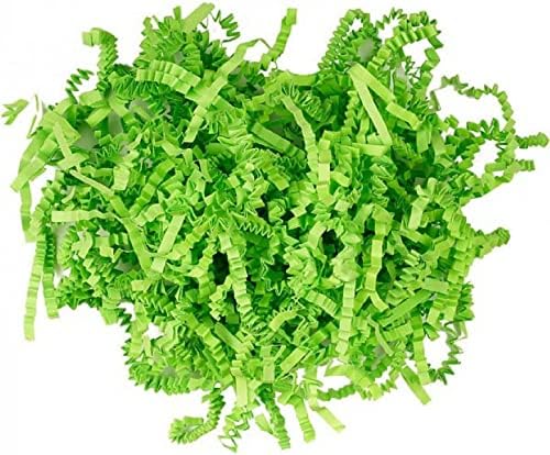 Pasto de Pascua BrandName: 1/2 Libra de Relleno de Papel Verde Desmenuzado para Cestas de Pascua y Cajas de Regalo, 16 Onzas (Paquete de 1) - imagen 4