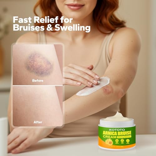 Gel de Árnica Kototo para Moretones (4.2 Oz), Alivio Rápido para Moretones, Inflamación y Malestar, Crema Natural de Árnica con Vitamina K y - imagen 2