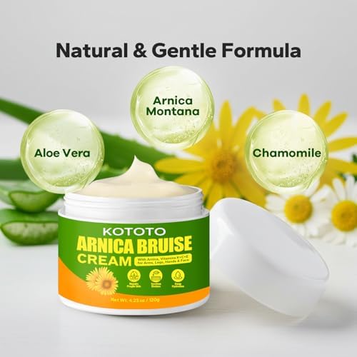 Gel de Árnica Kototo para Moretones (4.2 Oz), Alivio Rápido para Moretones, Inflamación y Malestar, Crema Natural de Árnica con Vitamina K y - imagen 3
