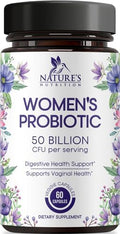 Probióticos para Mujeres - Mezcla Probiotica de 50 Mil Millones CFU - 16 Cepas para la Salud Femenina - Prebiótico para Balance de pH Vaginal y Salud - imagen 1