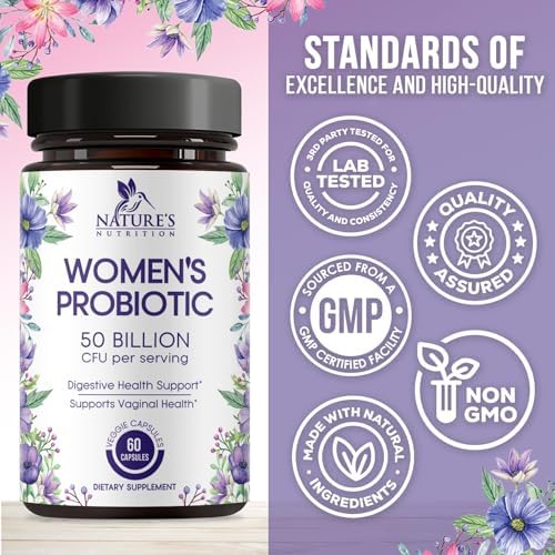 Probióticos para Mujeres - Mezcla Probiotica de 50 Mil Millones CFU - 16 Cepas para la Salud Femenina - Prebiótico para Balance de pH Vaginal y Salud - imagen 4