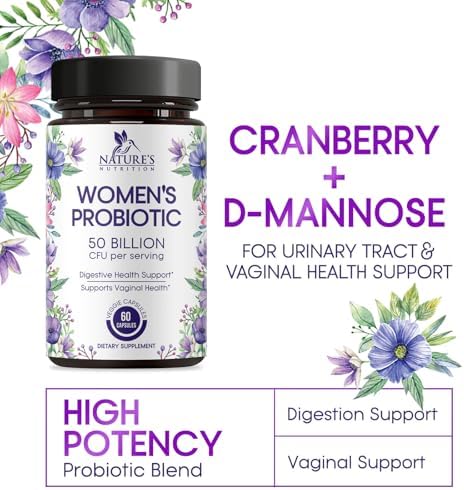 Probióticos para Mujeres - Mezcla Probiotica de 50 Mil Millones CFU - 16 Cepas para la Salud Femenina - Prebiótico para Balance de pH Vaginal y Salud - imagen 7