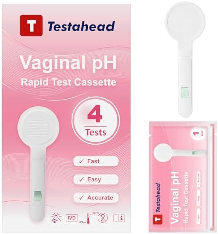 Tiras de Prueba BV para Mujeres, Tiras de pH Vaginal de 10 Segundos, 4 Piezas – Detección Fácil de Vaginosis Bacteriana y Monitoreo de pH Balanceado - imagen 1