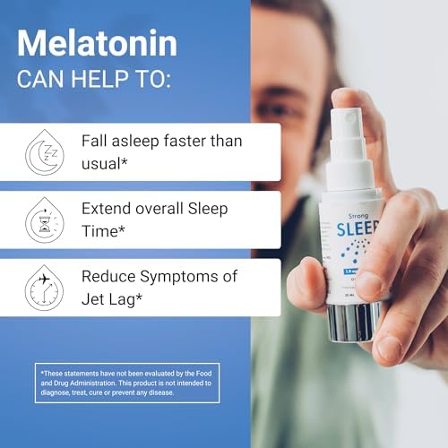 Spray de Melatonina NorVita 2 mg (215 dosis) - Spray Líquido para Dormir, Fórmula Sublingual de Acción Rápida, Apoya Sueño Saludable - Vegano, Sin GMO - imagen 2