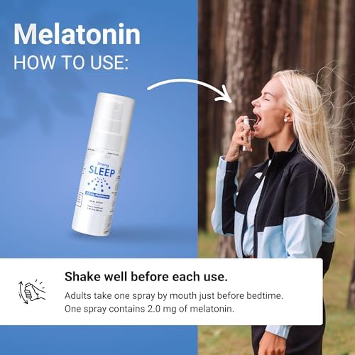 Spray de Melatonina NorVita 2 mg (215 dosis) - Spray Líquido para Dormir, Fórmula Sublingual de Acción Rápida, Apoya Sueño Saludable - Vegano, Sin GMO - imagen 5