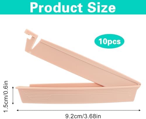 10 Piezas de Clips para Bolsa de Ostomía, Abrazaderas a Prueba de Fugas, Clip de Cierre Reutilizable, Accesorios para Colostomía y Fístula - imagen 2