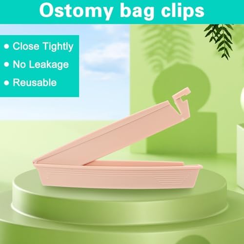10 Piezas de Clips para Bolsa de Ostomía, Abrazaderas a Prueba de Fugas, Clip de Cierre Reutilizable, Accesorios para Colostomía y Fístula - imagen 3