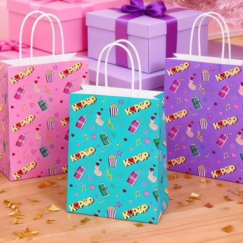 Bolsas de Regalo Satankya de 12 Piezas para Fiesta de Cazadores de Demonios - Suministros para Cumpleaños, Baby Shower y Despedida de Soltera - imagen 3