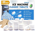Tabletas Limpiadoras para Máquinas de Hielo HSIGIO (Paquete de 48) - Desincrustante Seguro para Níquel para Limpiar Máquinas de Hielo Portátiles y de - imagen 1