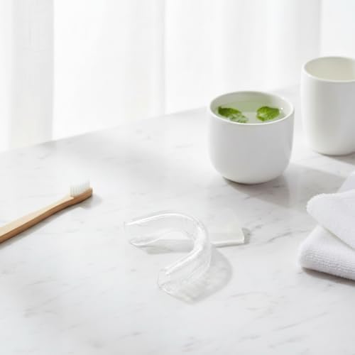 Juego de 4 Protectores Bucales Transparentes de Silicona para Moler, Trays de Blanqueamiento y Protección Dental para Bruxismo y Deportes, Cuidado - imagen 3