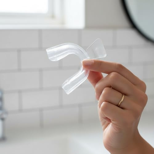 Juego de 4 Protectores Bucales Transparentes de Silicona para Moler, Trays de Blanqueamiento y Protección Dental para Bruxismo y Deportes, Cuidado - imagen 8