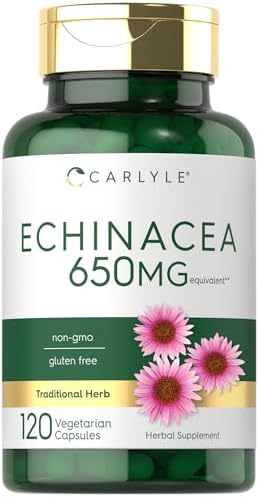Carlyle Echinacea | 120 Cápsulas | Suplemento Vegetariano, Sin OGM y Libre de Gluten - imagen 1