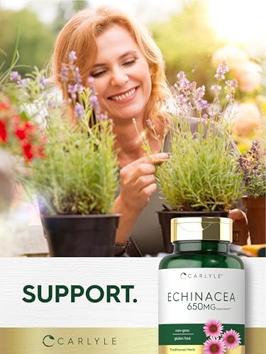 Carlyle Echinacea | 120 Cápsulas | Suplemento Vegetariano, Sin OGM y Libre de Gluten - imagen 7