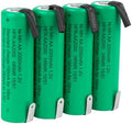 Baterías recargables AA Tenergy NiMH 1.2V 2000mAh con pestañas, paquete de 4 unidades - imagen 1