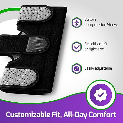 Inmovilizador Universal para Codo MARS WELLNESS - Ajustable - Soporte para Síndrome del Túnel Cubital, Codo de Tenista, Lesiones del Nervio Ulnar - - imagen 3