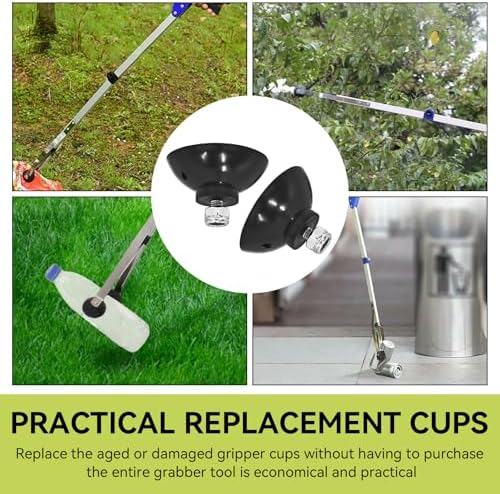 Herramienta de agarre Reacher con ventosas, compatible con Arcmate EZ, 4 piezas, 2 pares, ventosas de goma para exteriores, resistente y con tuerca - imagen 7
