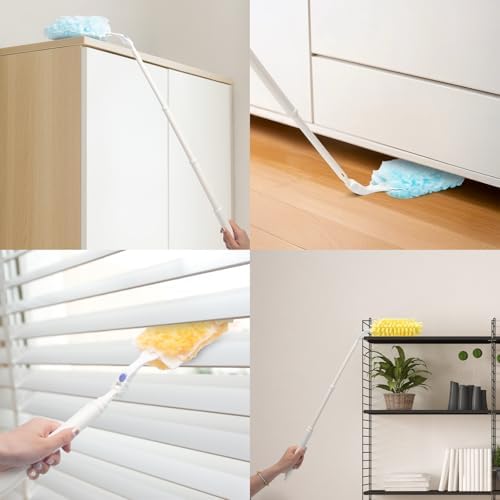 Mango de Repuesto KeFanta para Duster de Alta Resistencia Compatible con Recargas Swiffer, Ajustable y Extensible (1 Pieza) - imagen 4