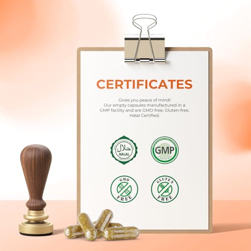 Cápsulas de Gelatina Vacías Tamaño 5 - (100 Piezas) Cápsulas Muy Pequeñas para Rellenar DIY - Cápsulas de Gel con 2 Cucharas para Rellenar - imagen 6